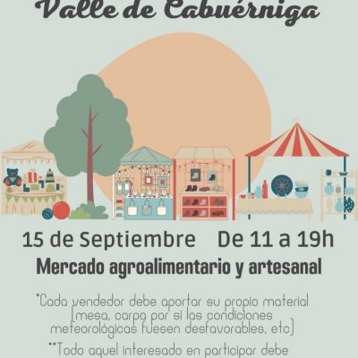 MERCADILLO AGROALIMENTARIO Y ARTESANAL. VALLE DE CABUÉRNIGA 15/09/2025