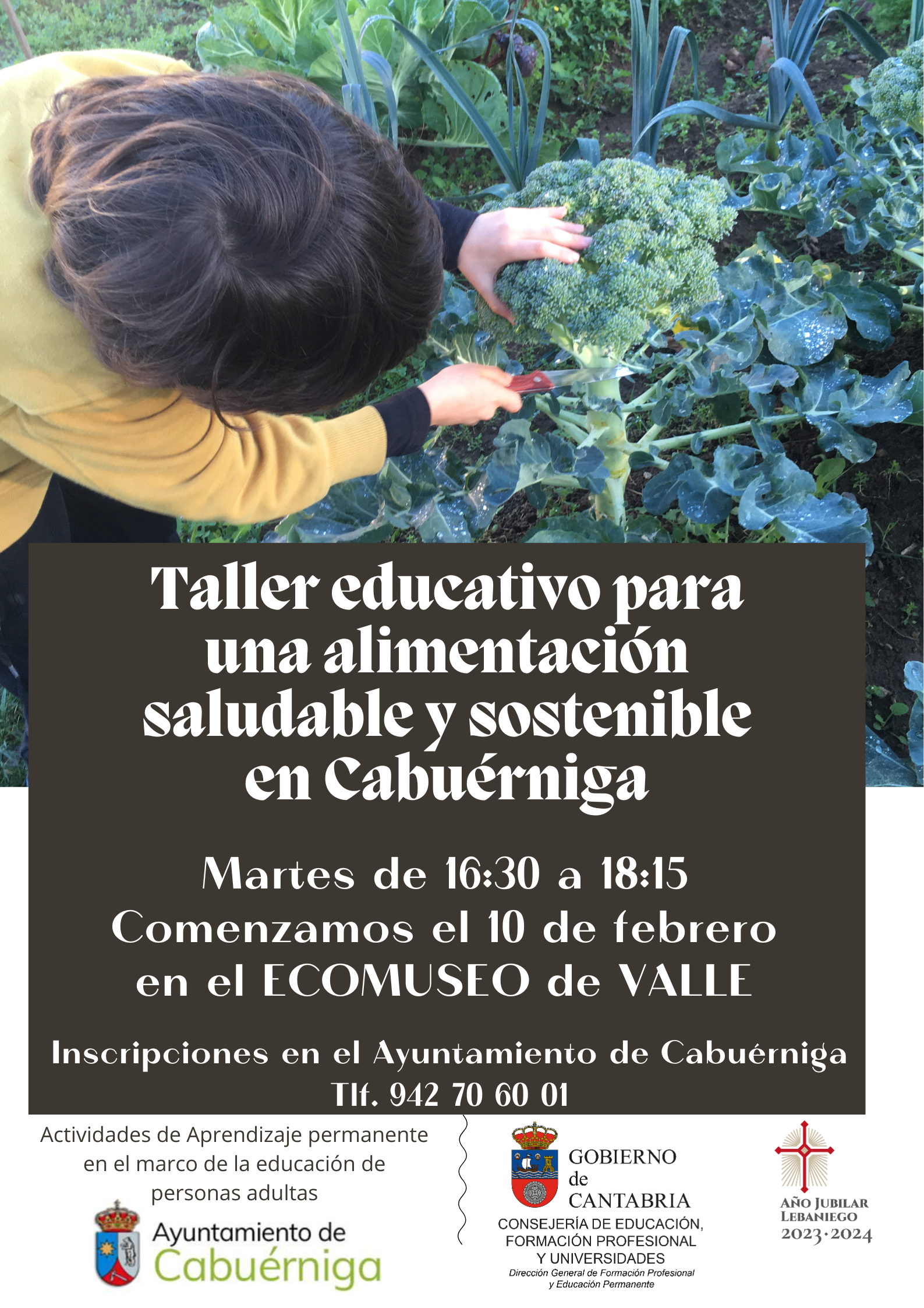 TALLER DE ALIMENTACIÓN Y NUTRICIÓN (Pinchar en la imagen para acceder al impreso de solicitud de inscripción)