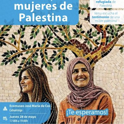 Testimonio de una mujer palestina y una pieza de teatro basada en historias de mujeres y niñas refugiadas.