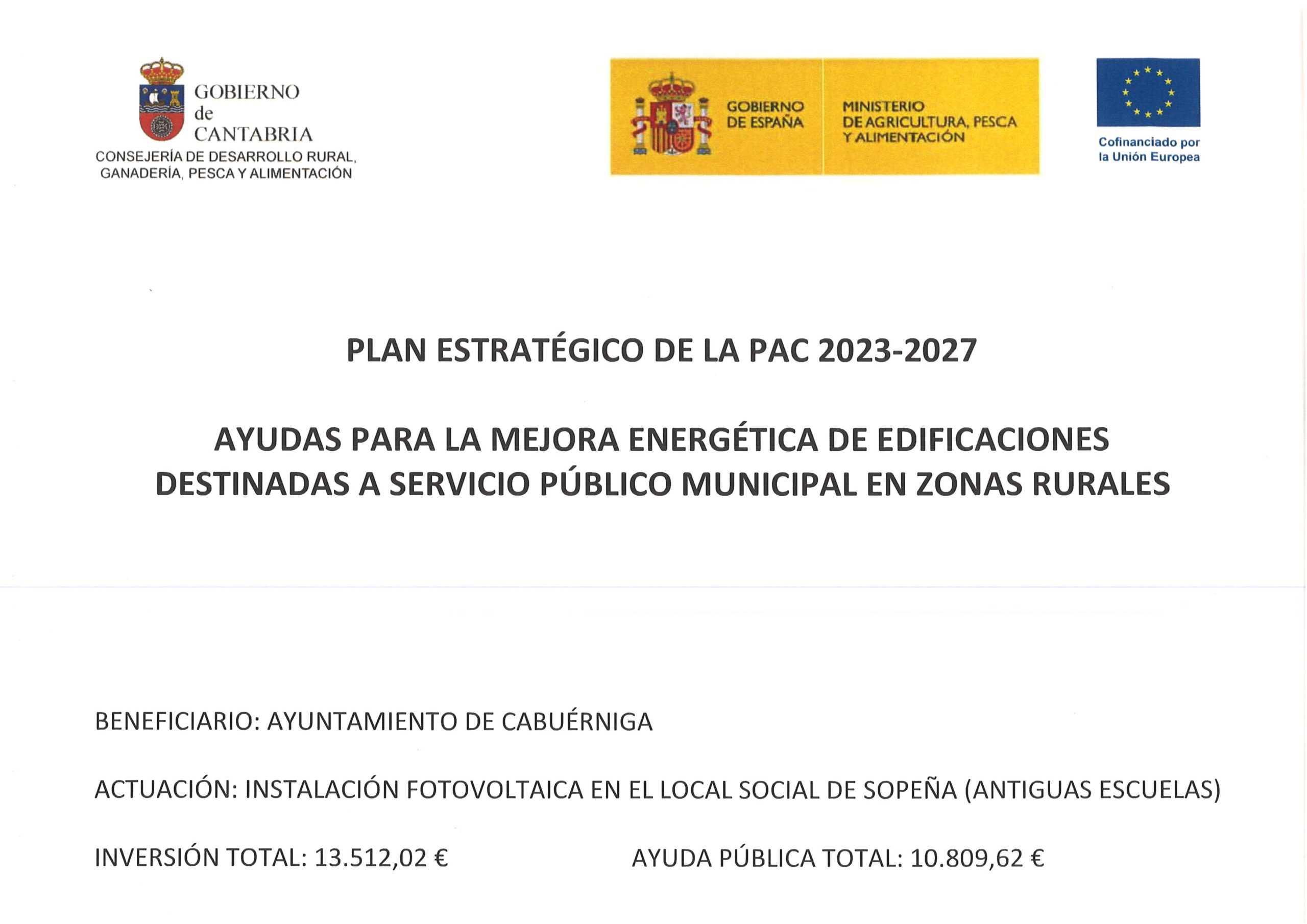 PLAN ESTRATÉGICO DE LA PAC 2023-2027